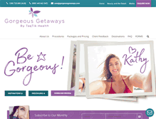 Tablet Screenshot of gorgeousgetaways.com